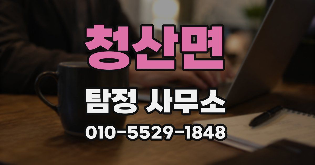청산면 탐정 사무소