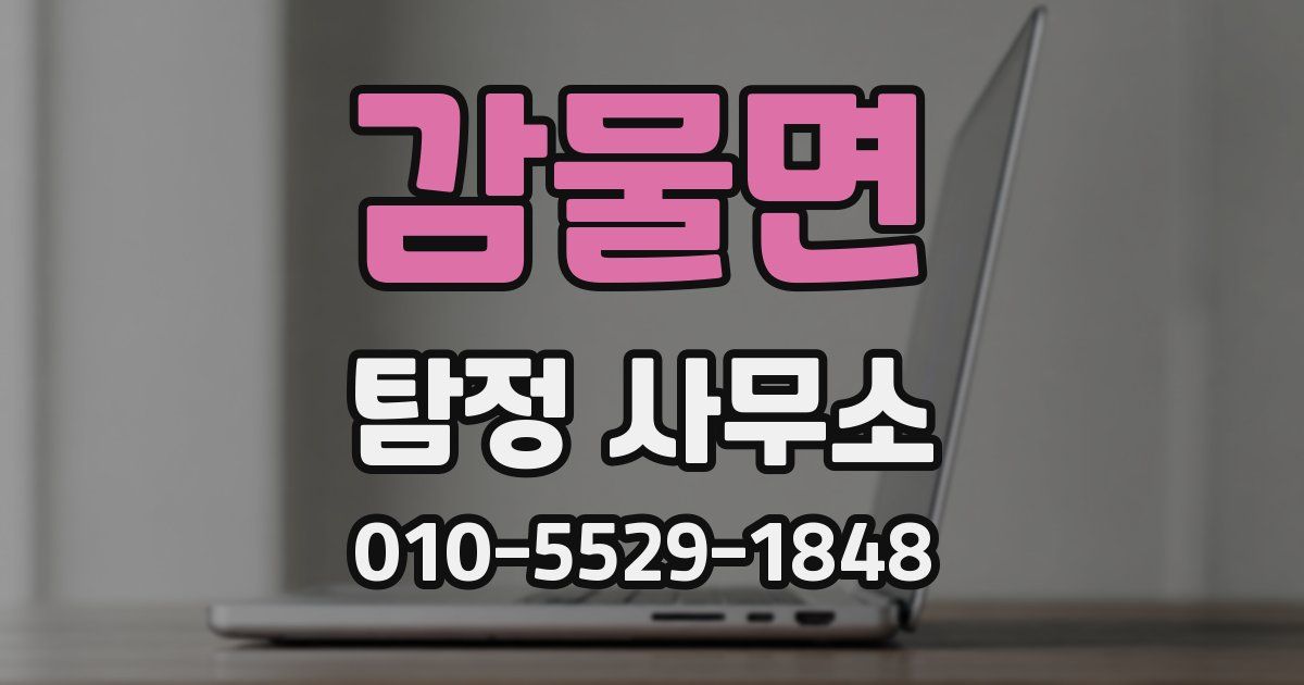 감물면 탐정 사무소