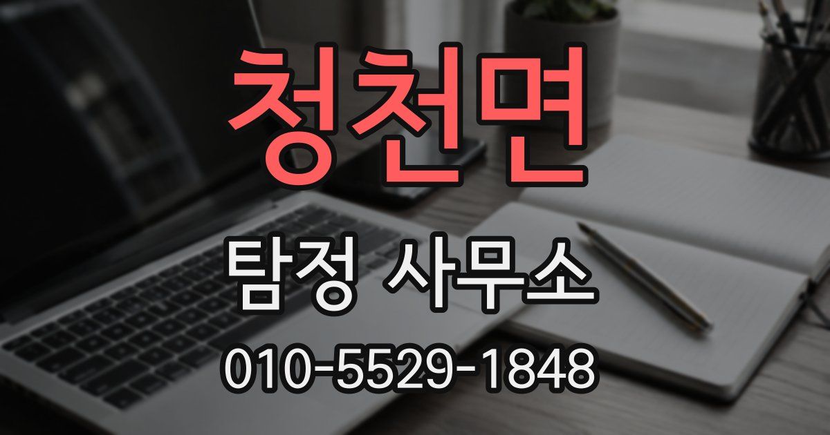 청천면 탐정 사무소