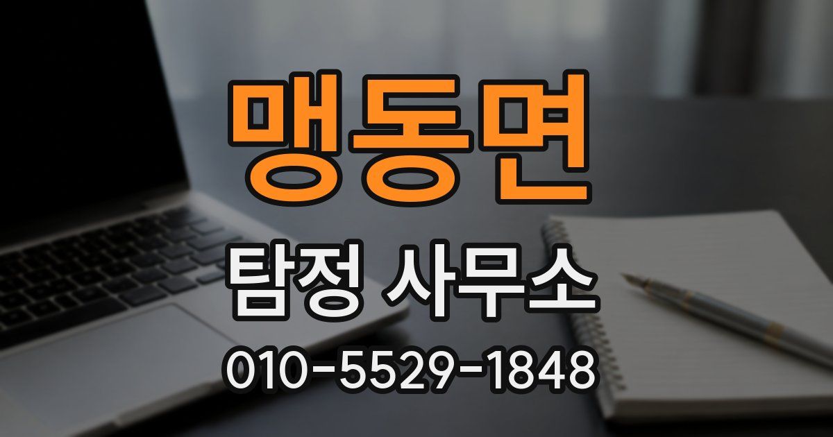 맹동면 탐정 사무소