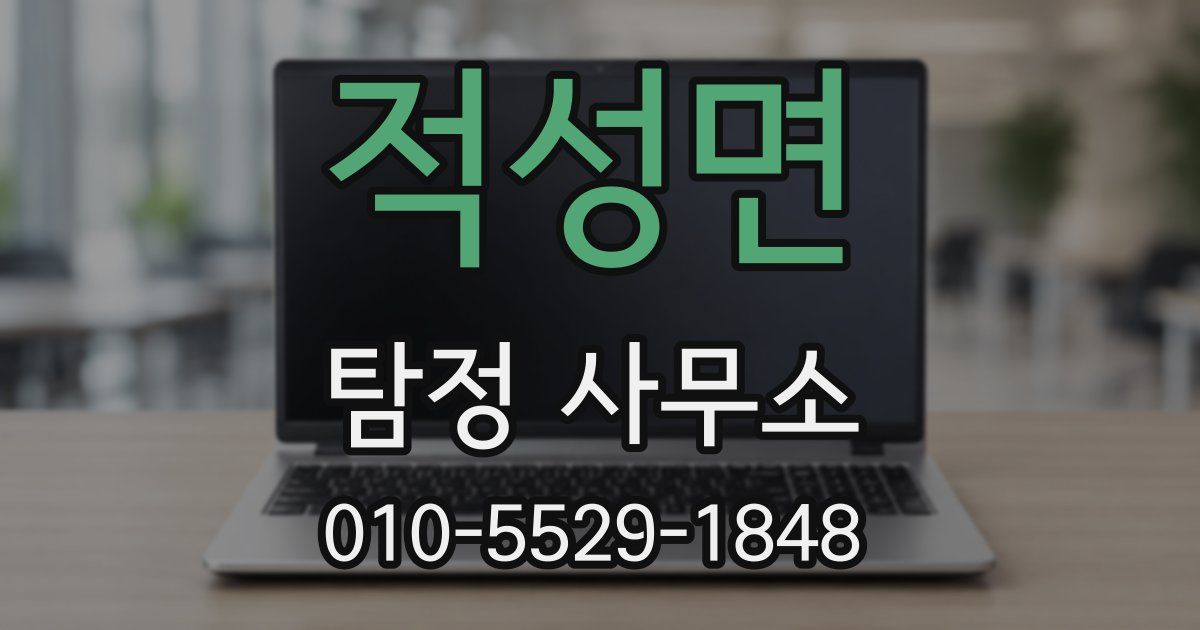 적성면 탐정 사무소