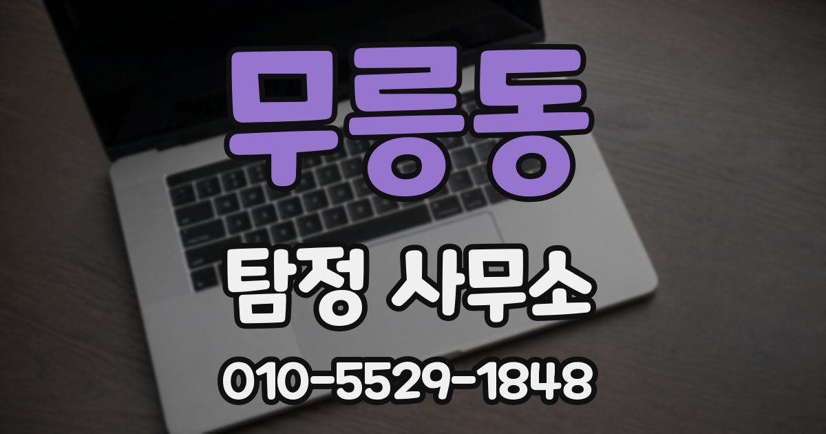 무릉동 탐정 사무소
