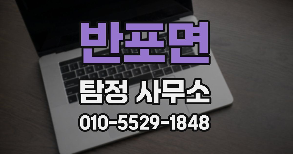 반포면 탐정 사무소