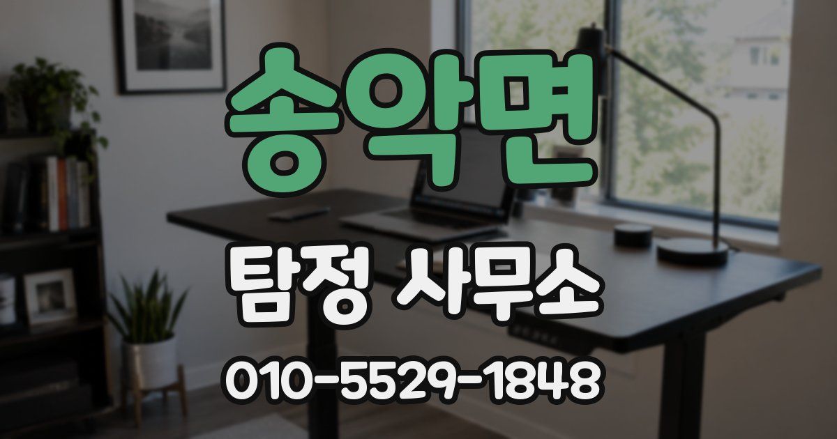 송악면 탐정 사무소