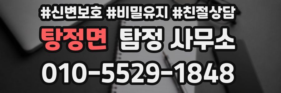 탕정면 탐정 사무소