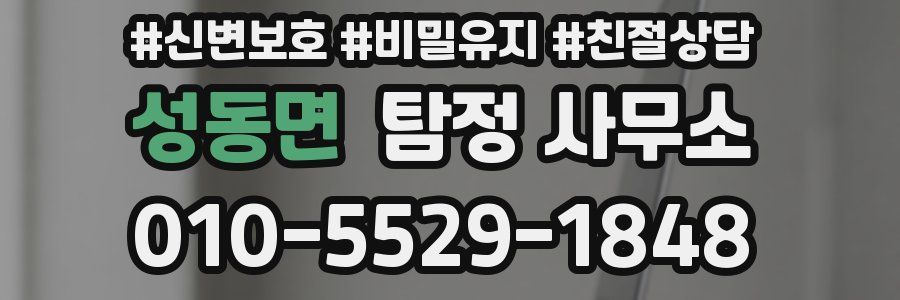 성동면 탐정 사무소