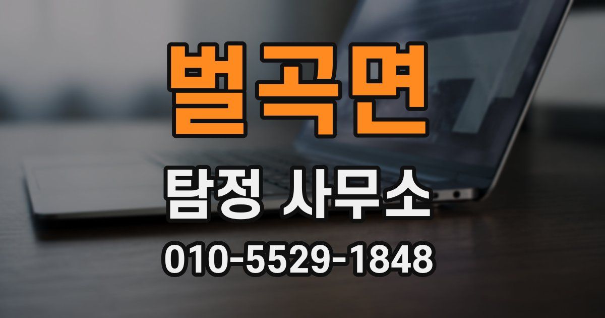 벌곡면 탐정 사무소