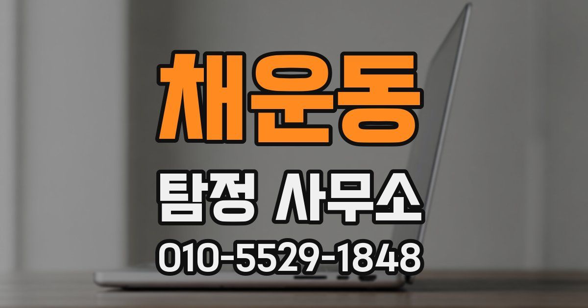 채운동 탐정 사무소