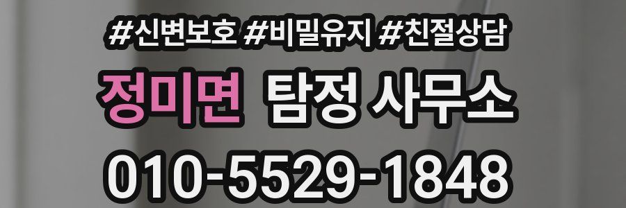정미면 탐정 사무소