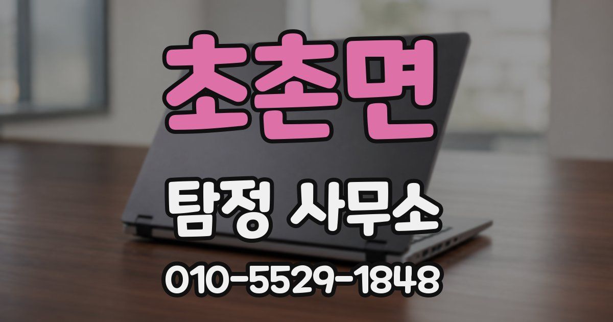초촌면 탐정 사무소