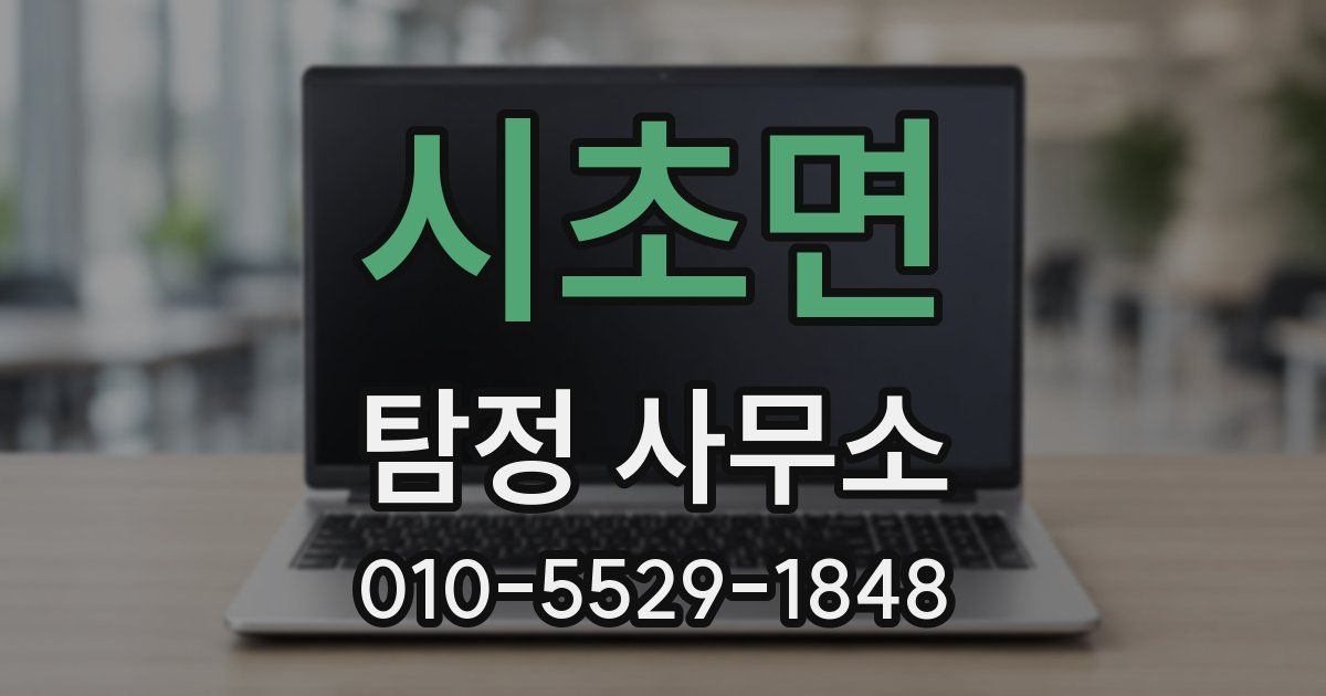 시초면 탐정 사무소