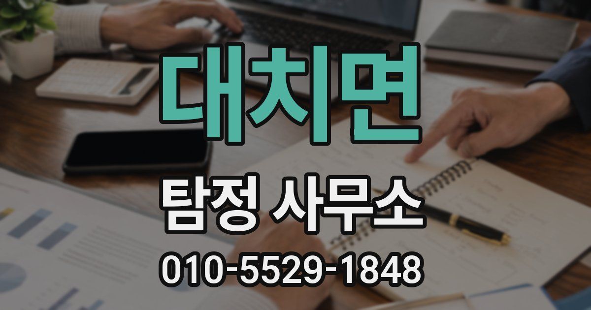 대치면 탐정 사무소