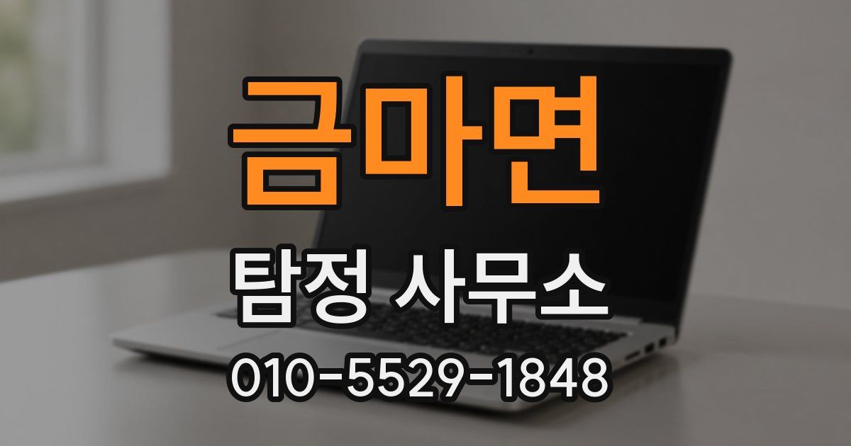 금마면 탐정 사무소
