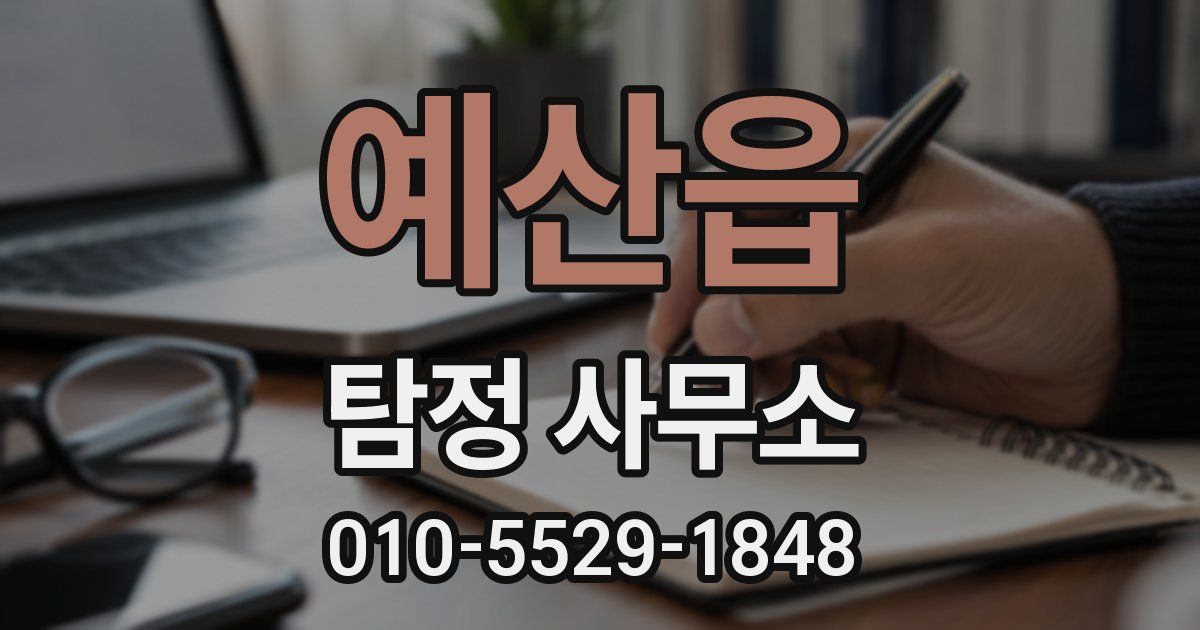 예산읍 탐정 사무소