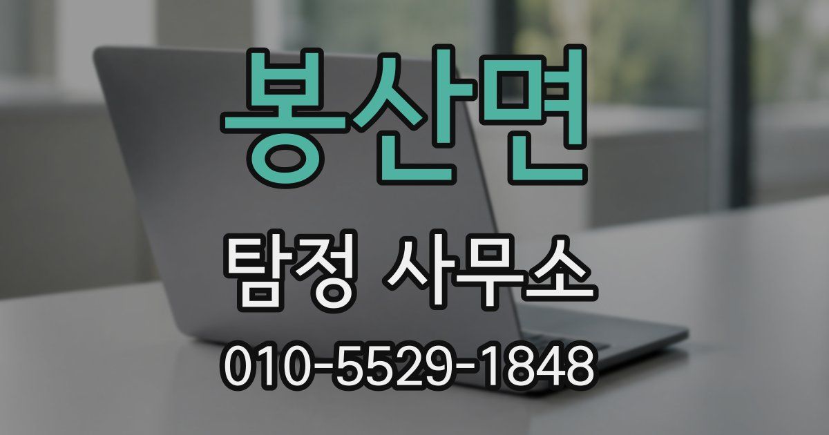 봉산면 탐정 사무소