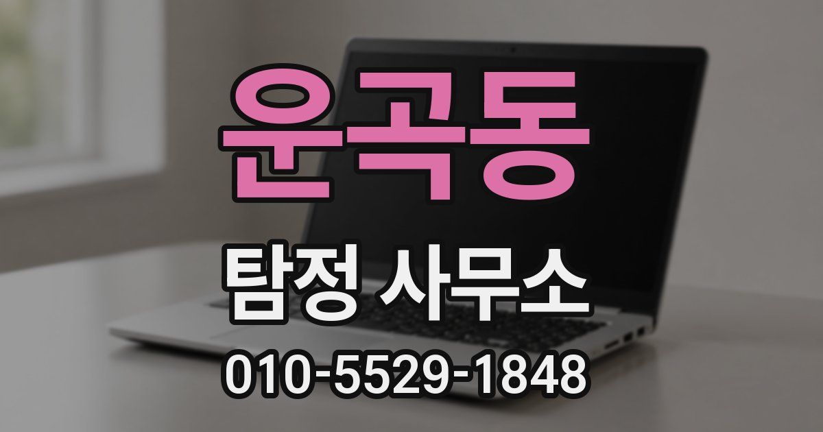 운곡동 탐정 사무소