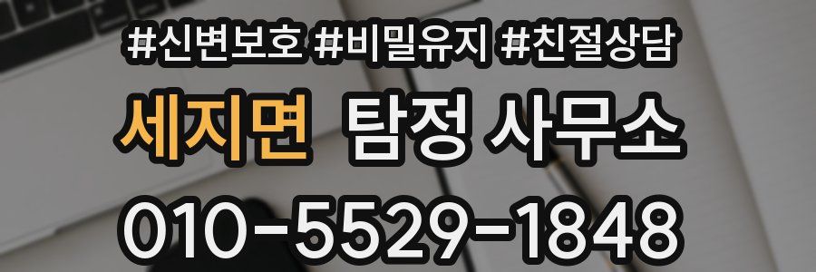 세지면 탐정 사무소