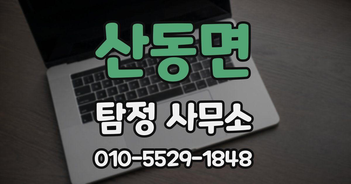 산동면 탐정 사무소