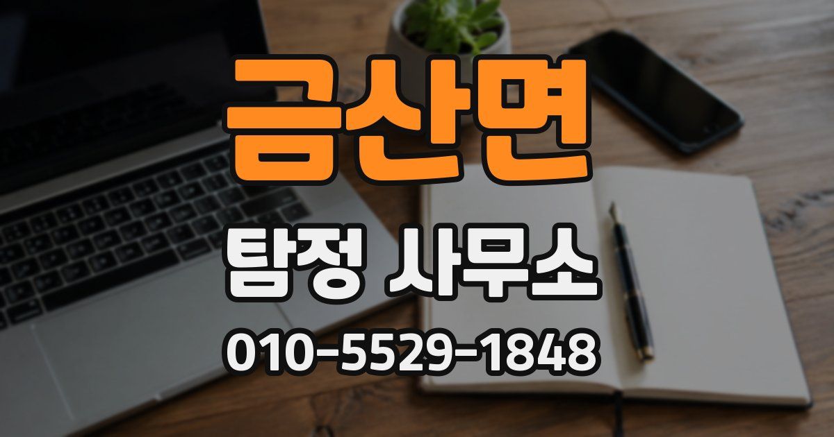 금산면 탐정 사무소
