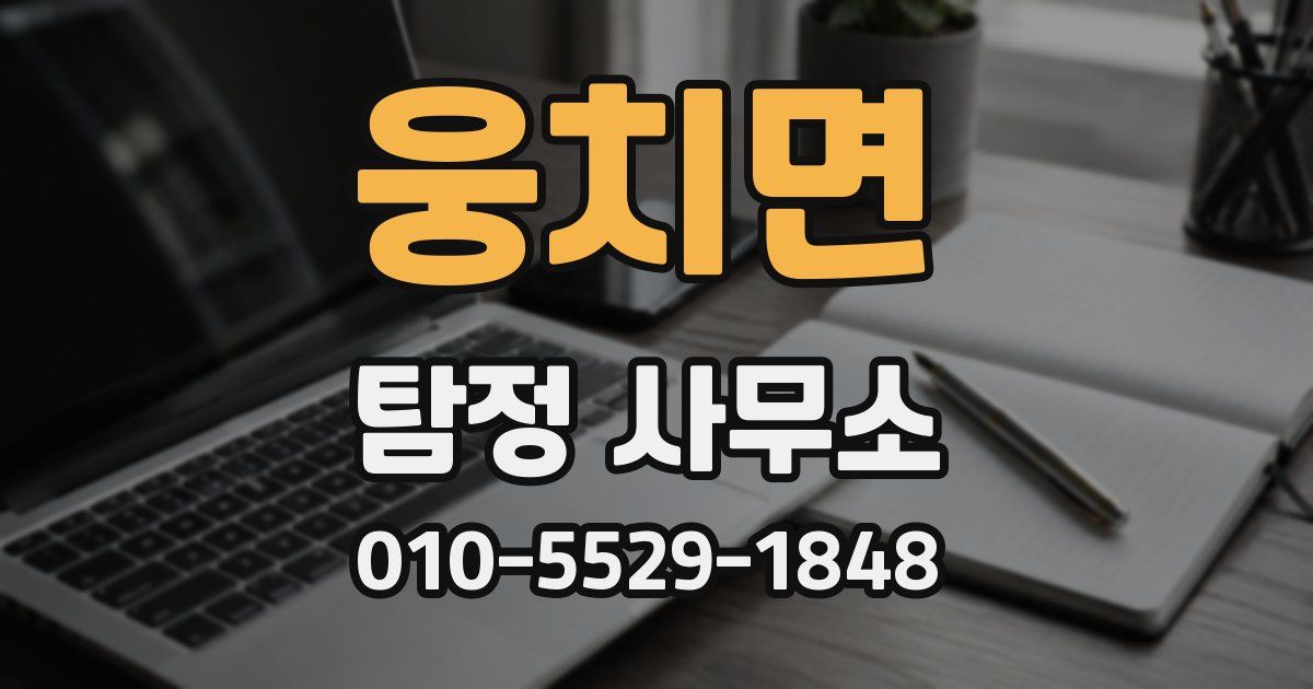 웅치면 탐정 사무소