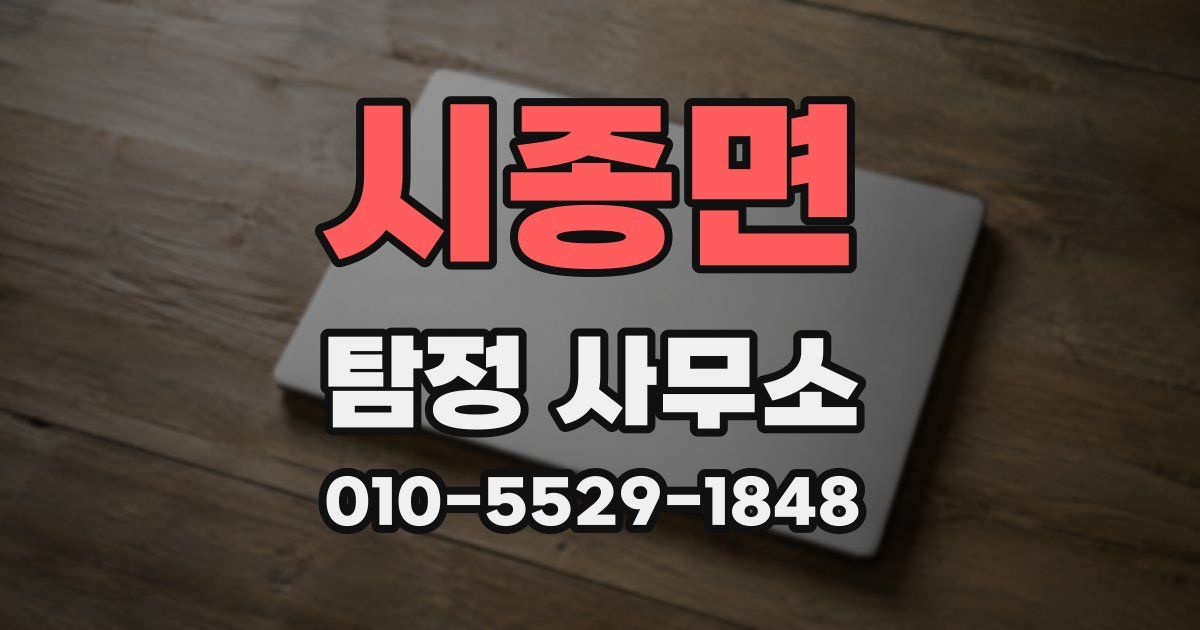 시종면 탐정 사무소