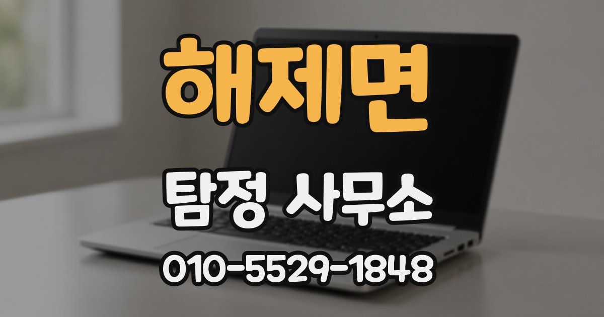 해제면 탐정 사무소