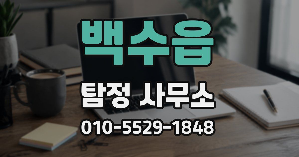 백수읍 탐정 사무소