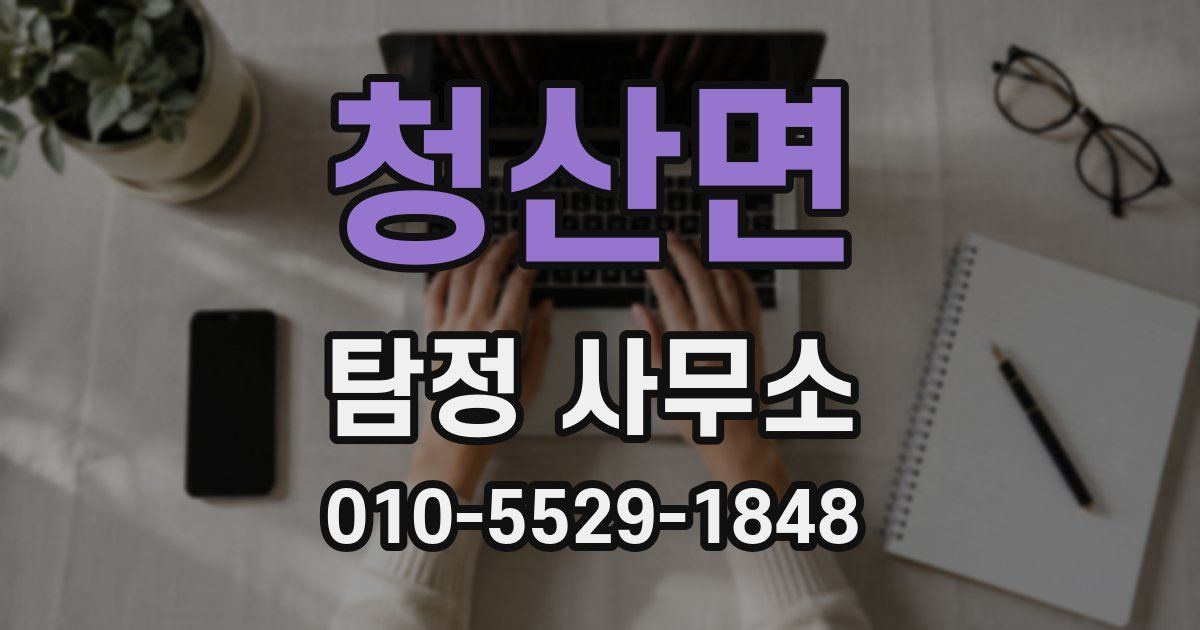 청산면 탐정 사무소