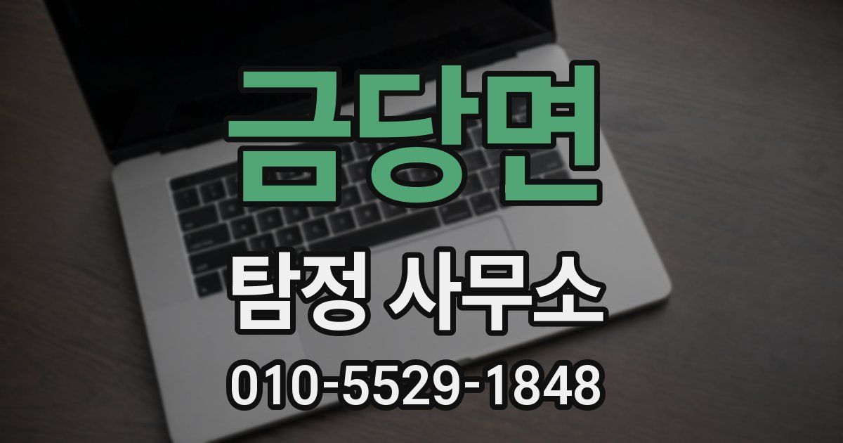 금당면 탐정 사무소