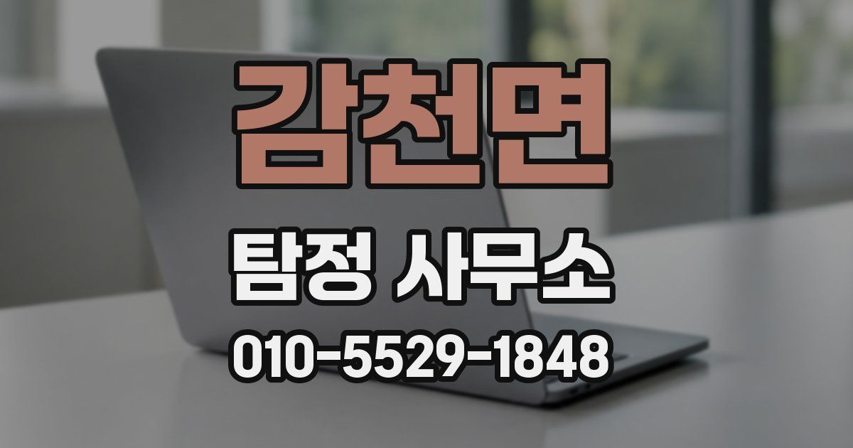 감천면 탐정 사무소