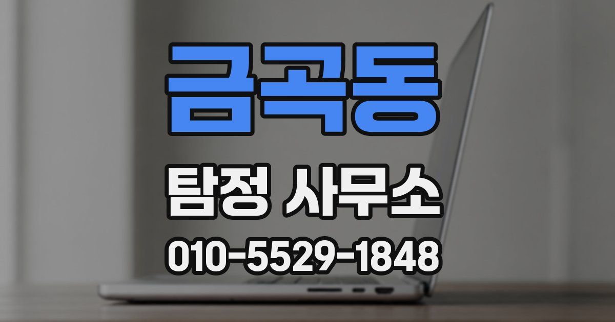 금곡동 탐정 사무소
