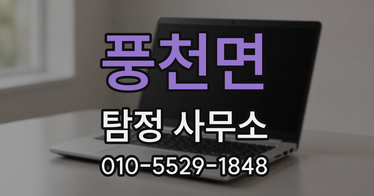 풍천면 탐정 사무소