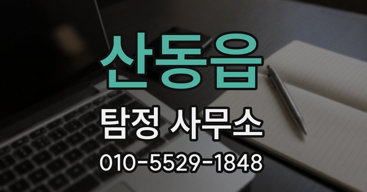 산동읍 탐정 사무소