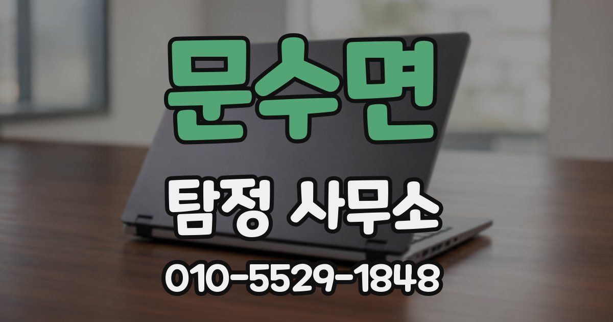 문수면 탐정 사무소