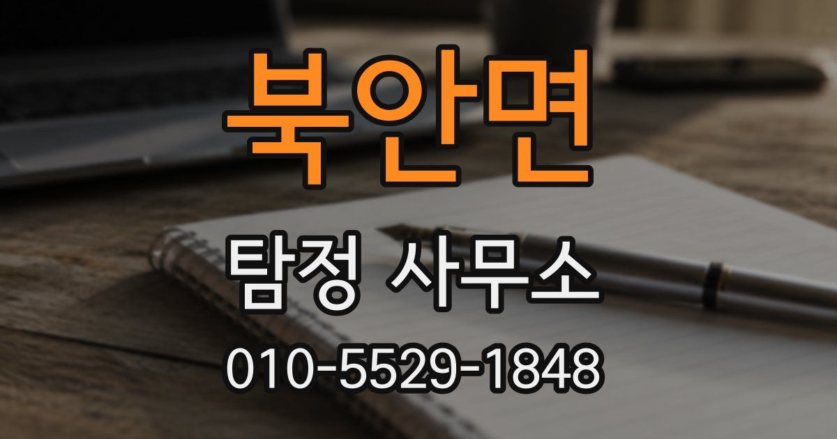 북안면 탐정 사무소