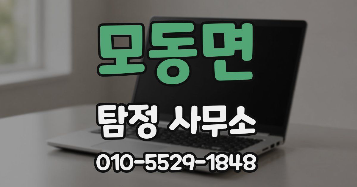 모동면 탐정 사무소