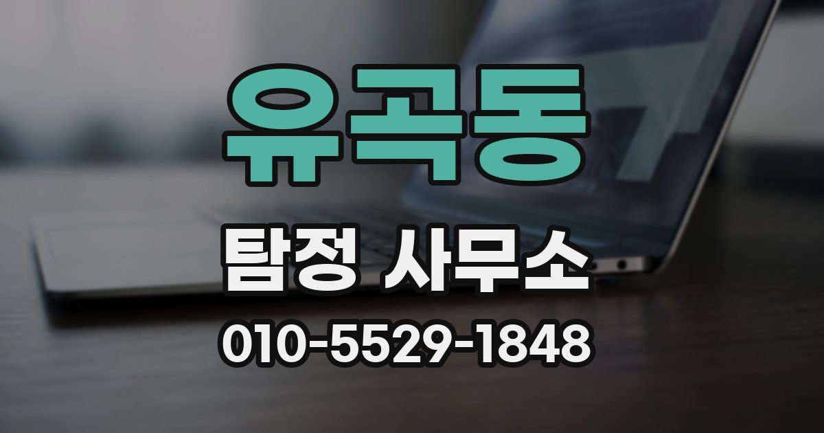 유곡동 탐정 사무소