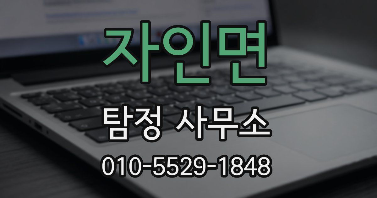 자인면 탐정 사무소