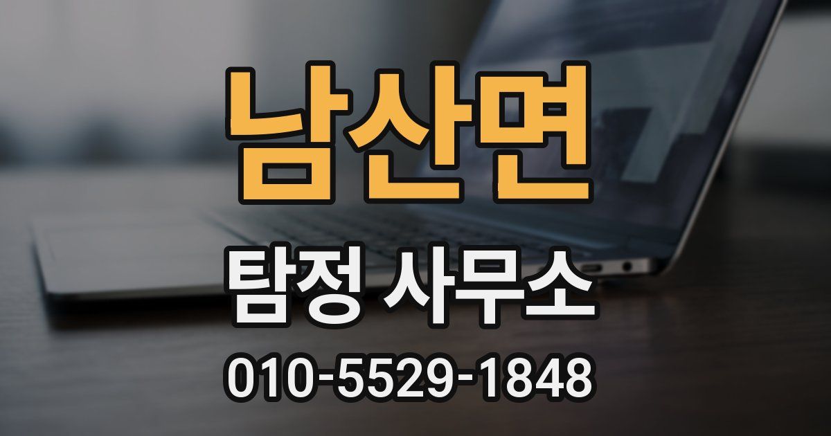 남산면 탐정 사무소