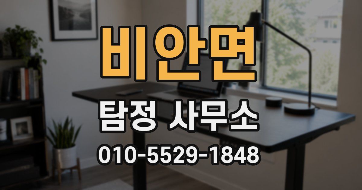 비안면 탐정 사무소
