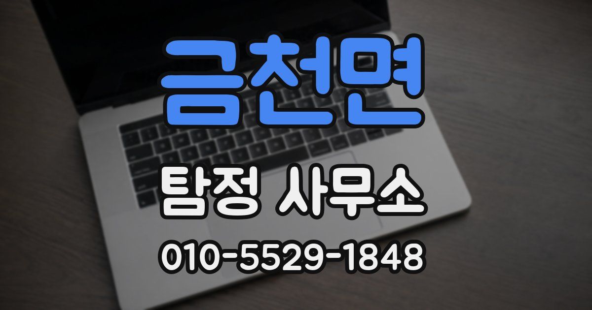 금천면 탐정 사무소