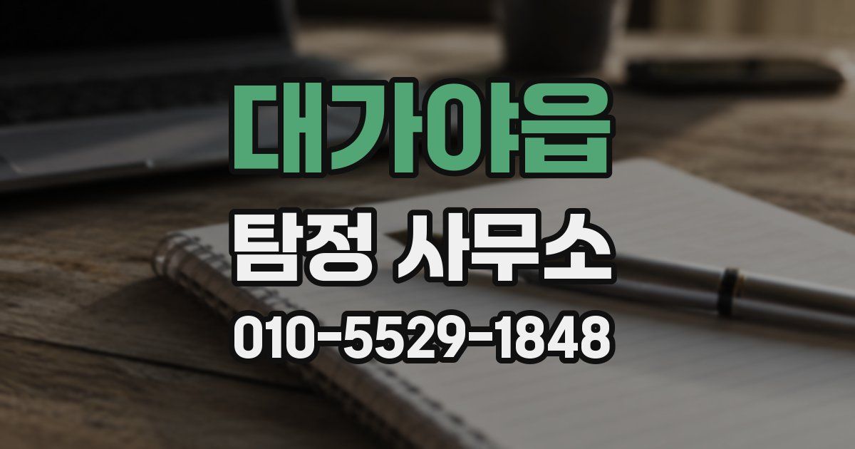 대가야읍 탐정 사무소