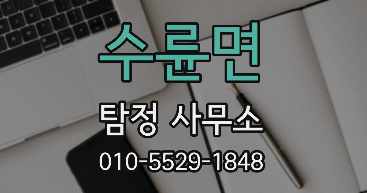 수륜면 탐정 사무소