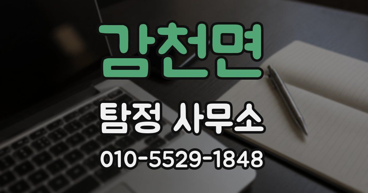 감천면 탐정 사무소