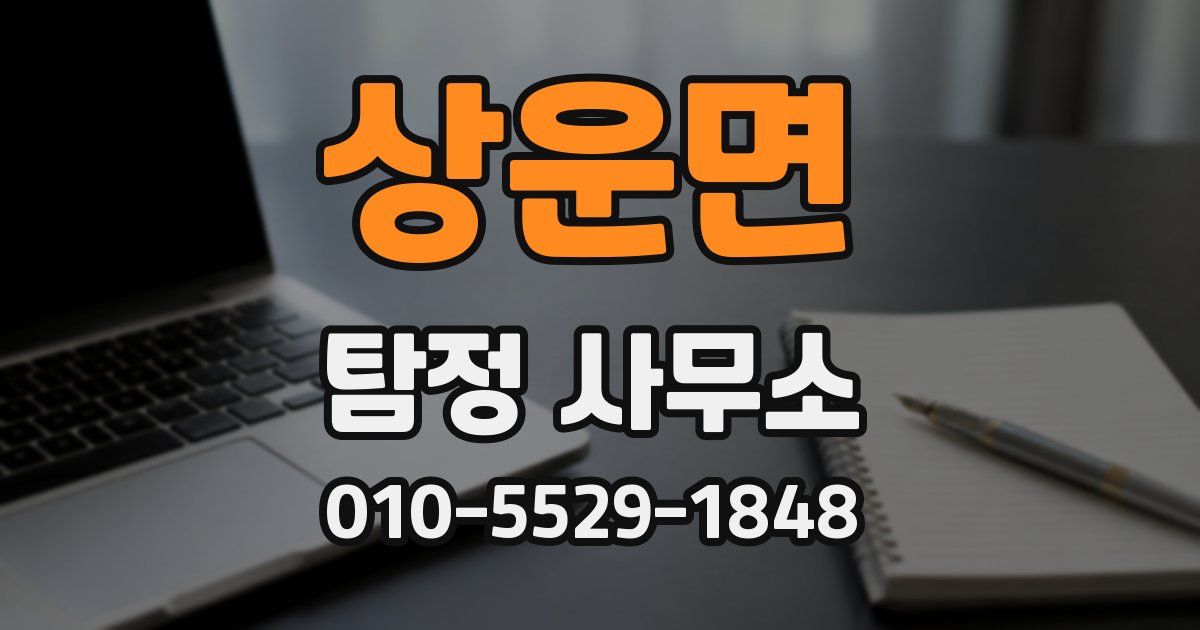 상운면 탐정 사무소