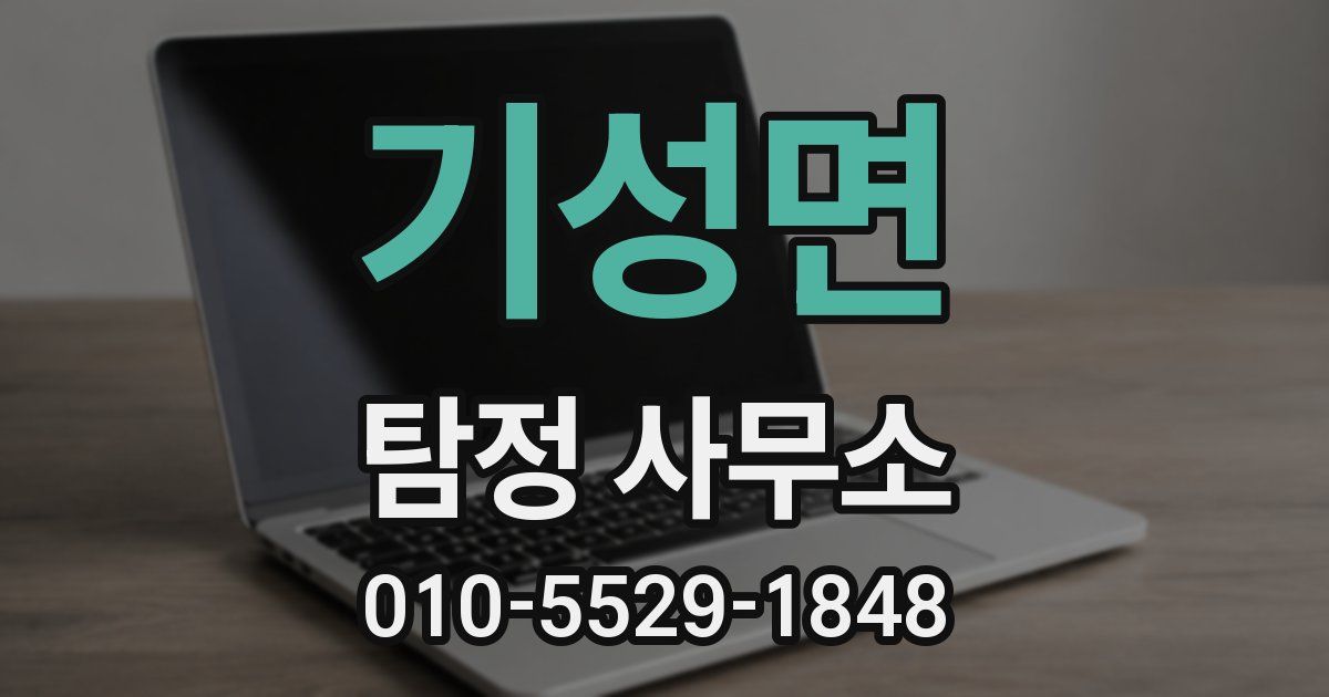 기성면 탐정 사무소