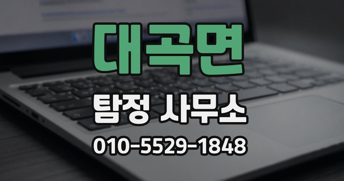 대곡면 탐정 사무소
