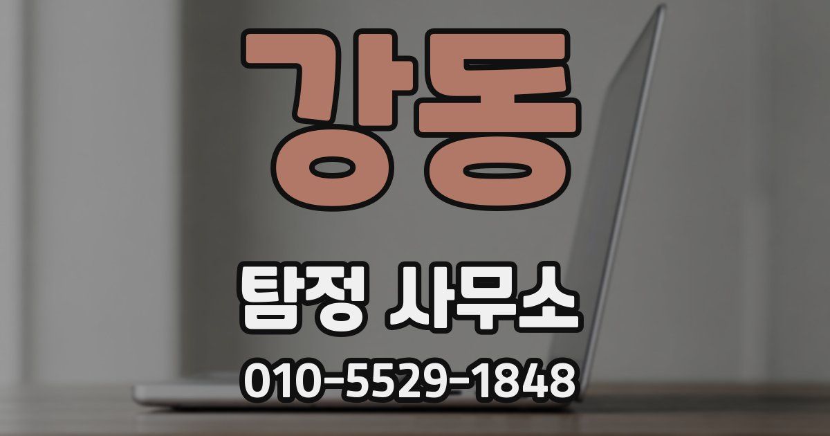 강동 탐정 사무소