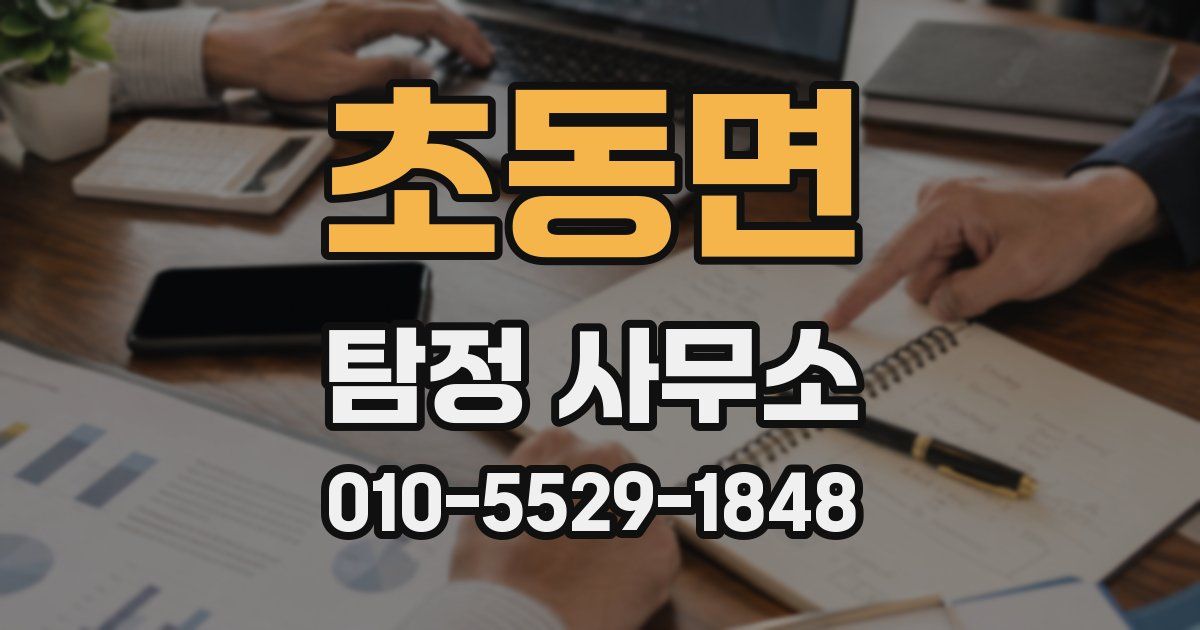 초동면 탐정 사무소