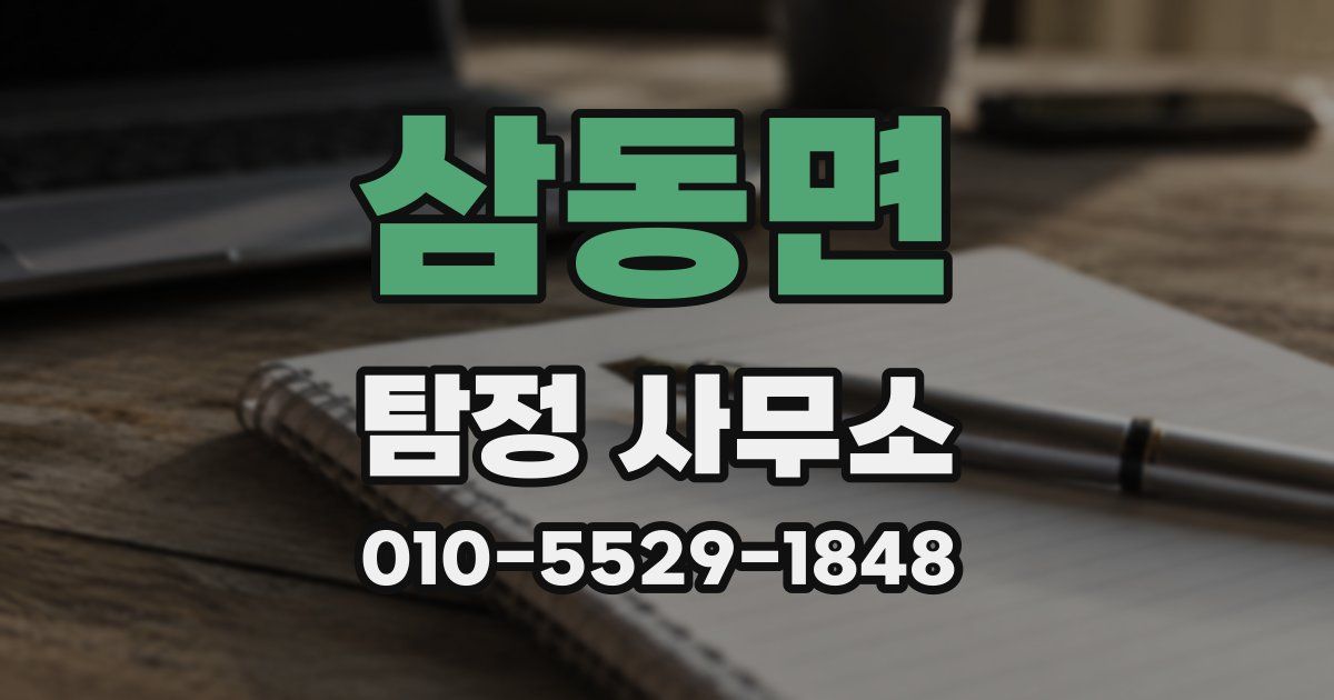 삼동면 탐정 사무소